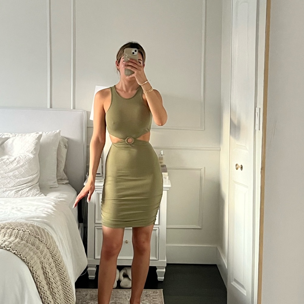 Princess Polly side cutout dress